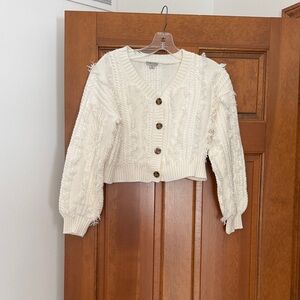 Habitual Cream Button-Up Cardigan